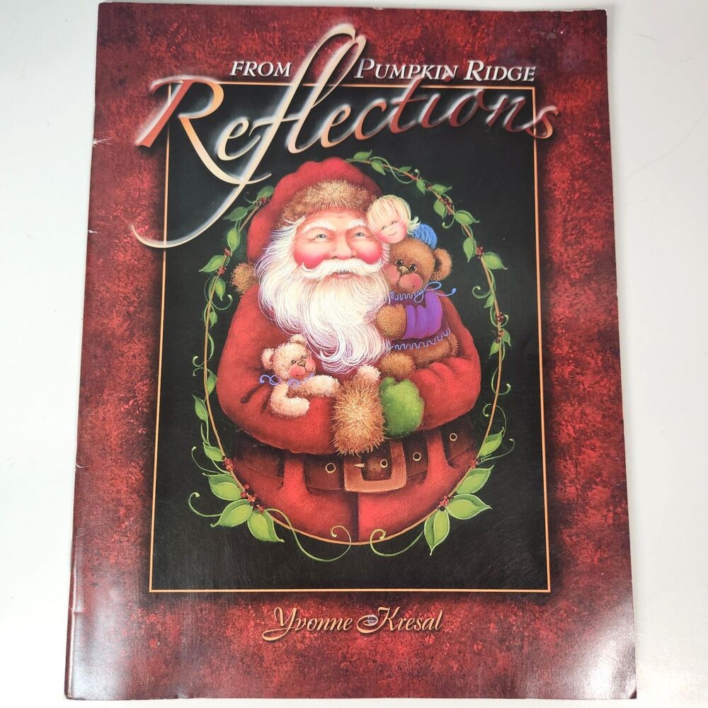 Christmas Painting Book Reflections Tole Patterns Instructions PB 49 Pages